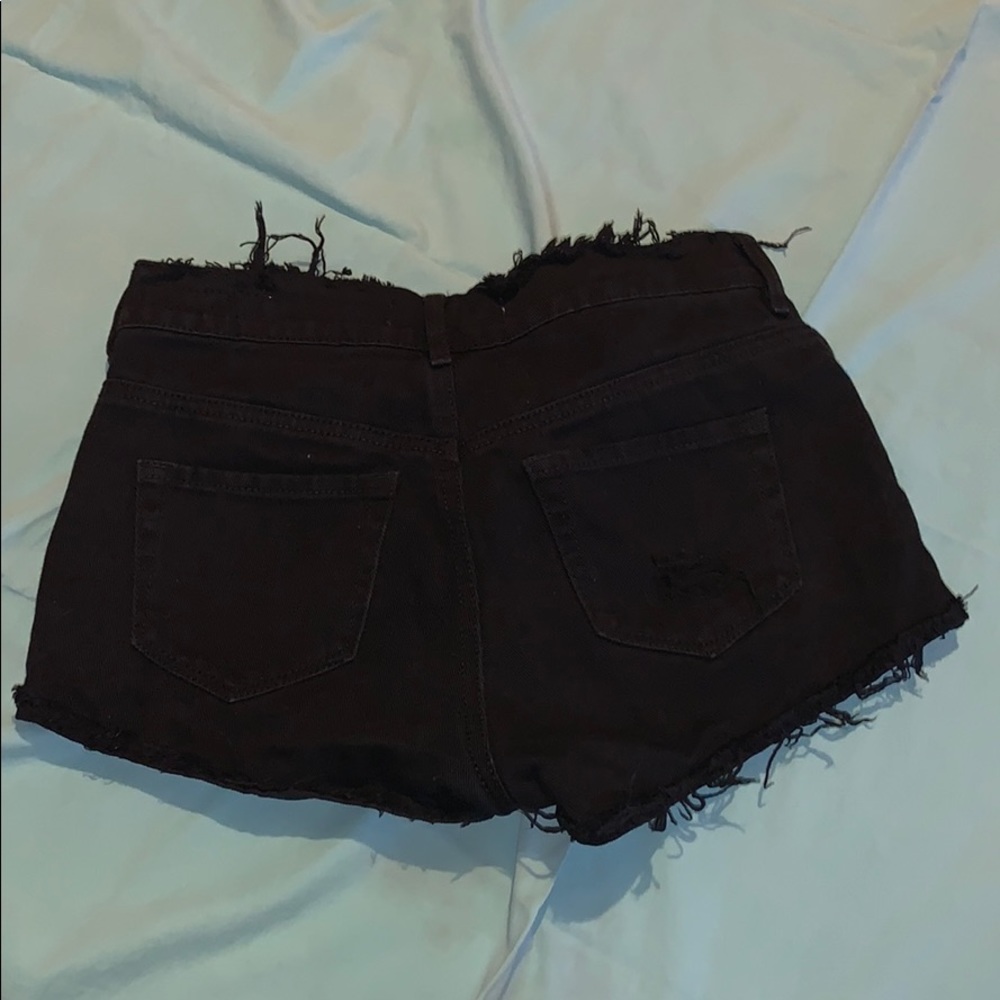 Pacsun black high rise shorts - Picture 2 of 3